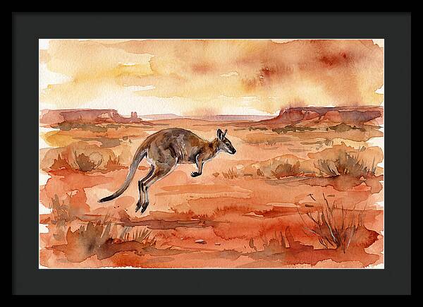 Elegant Wallaby Bound