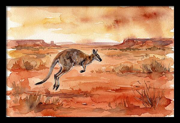 Elegant Wallaby Bound
