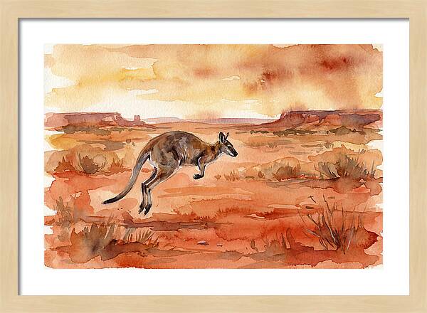 Elegant Wallaby Bound