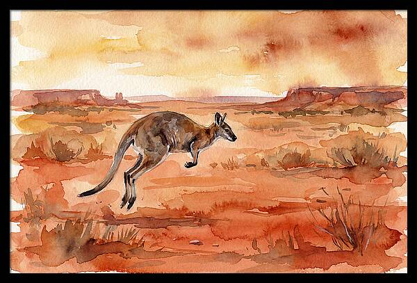 Elegant Wallaby Bound