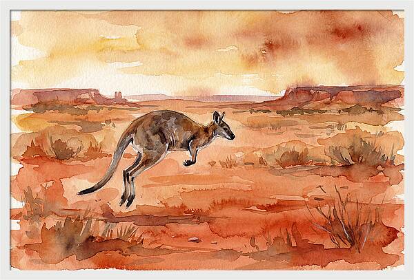 Elegant Wallaby Bound