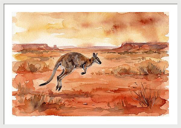 Elegant Wallaby Bound