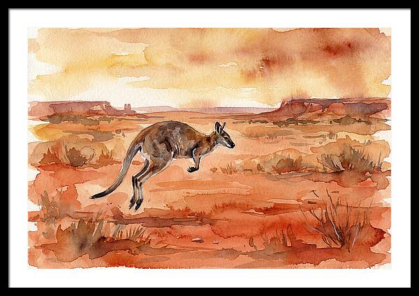 Elegant Wallaby Bound