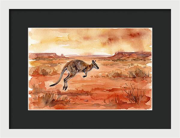 Elegant Wallaby Bound
