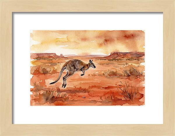 Elegant Wallaby Bound