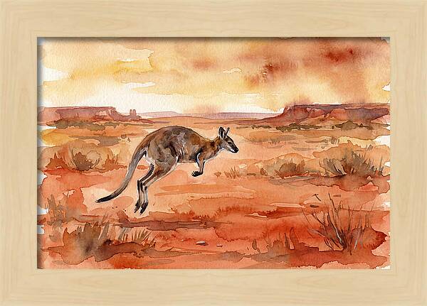 Elegant Wallaby Bound