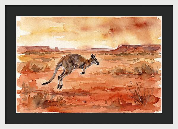 Elegant Wallaby Bound