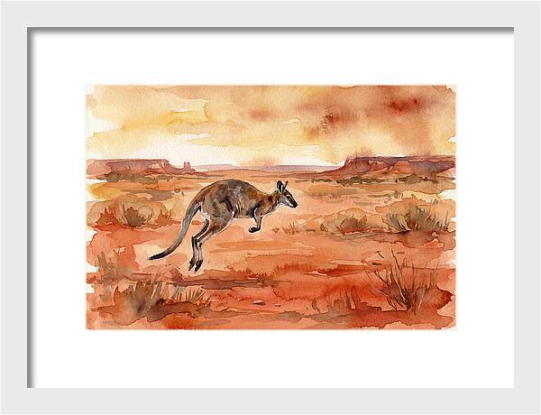 Elegant Wallaby Bound