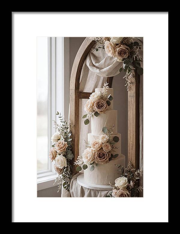 Elegant Wedding Cake Display