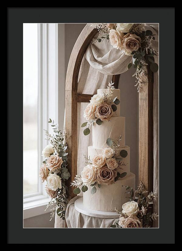 Elegant Wedding Cake Display