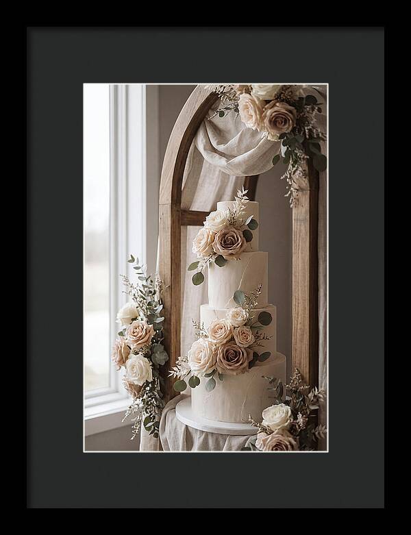 Elegant Wedding Cake Display