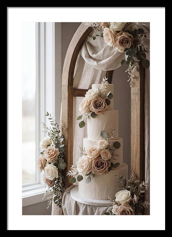 Elegant Wedding Cake Display