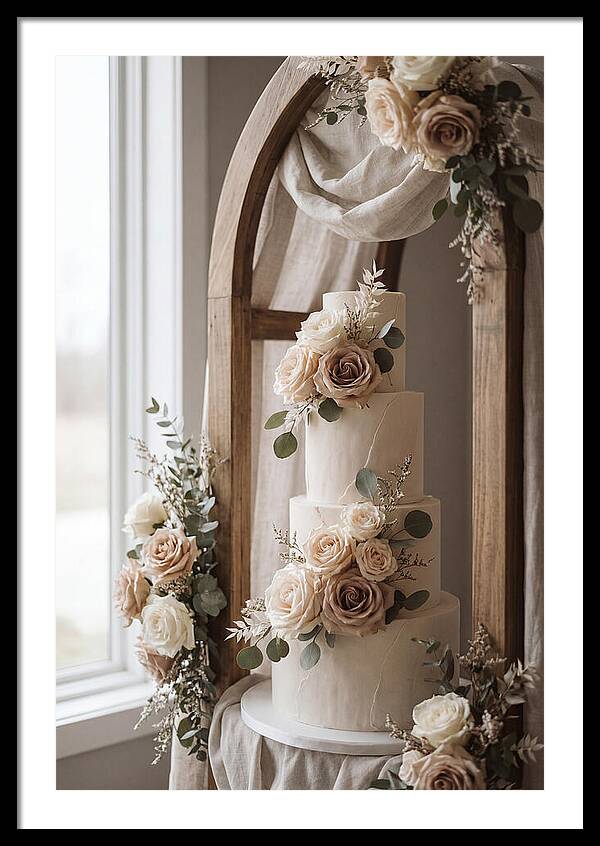 Elegant Wedding Cake Display