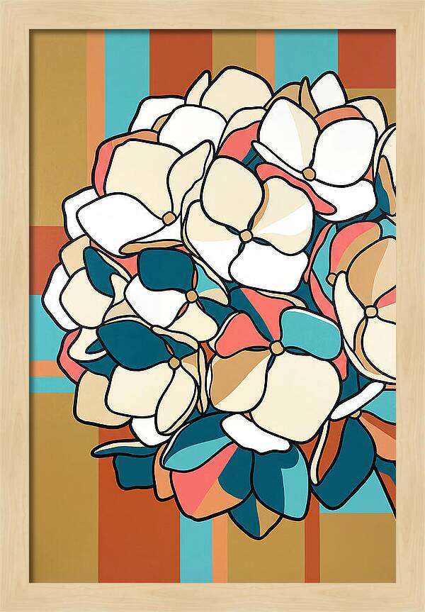 Elegant White Hydrangea