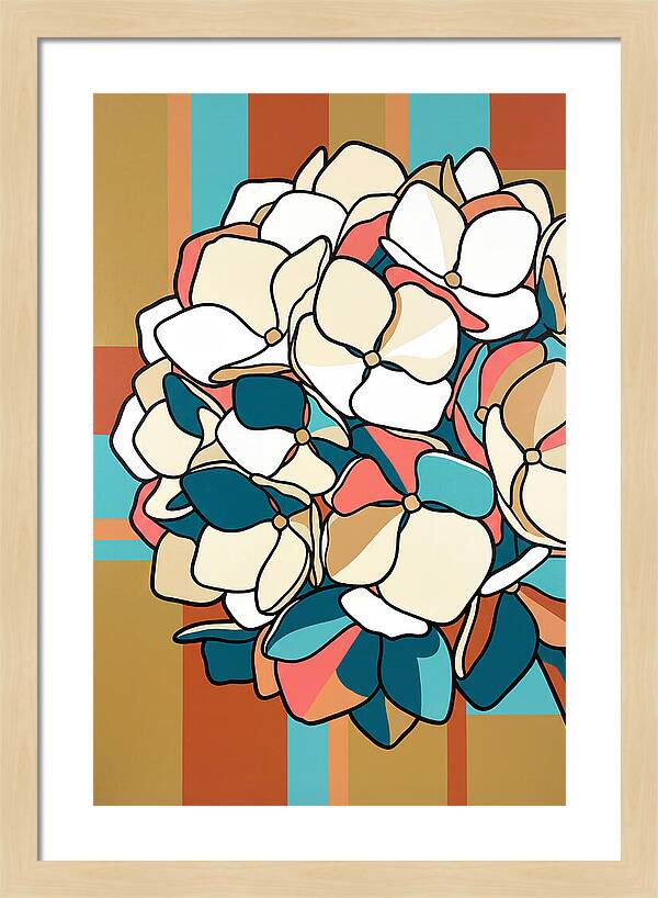 Elegant White Hydrangea