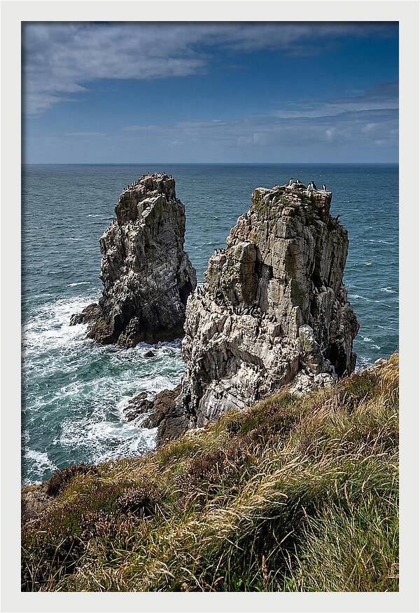 Elegug Stacks Against The Sea