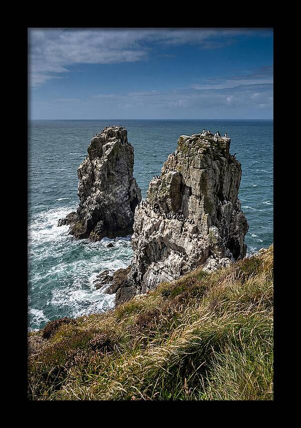 Elegug Stacks Against The Sea
