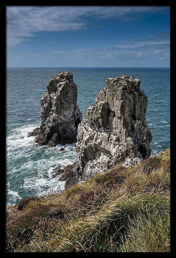 Elegug Stacks Against The Sea