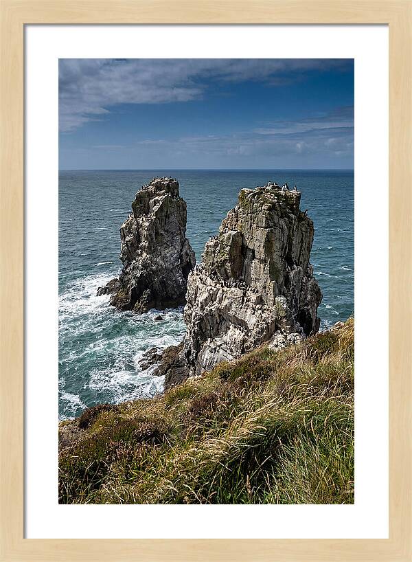 Elegug Stacks Against The Sea