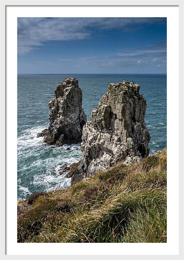 Elegug Stacks Against The Sea