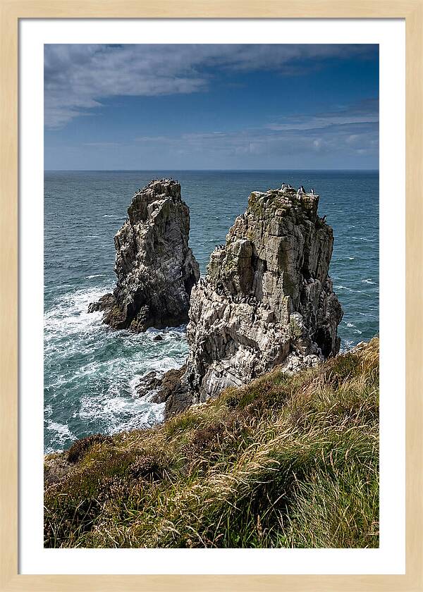 Elegug Stacks Against The Sea
