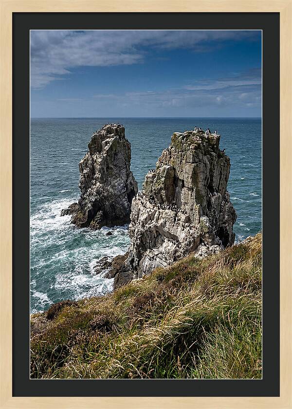 Elegug Stacks Against The Sea