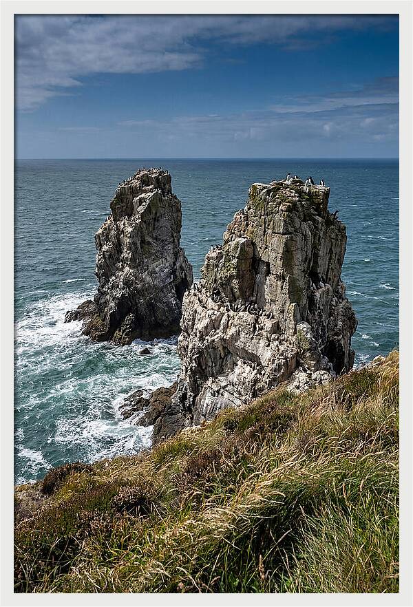 Elegug Stacks Against The Sea