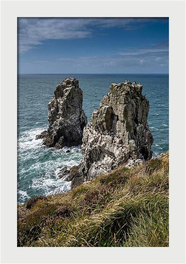 Elegug Stacks Against The Sea