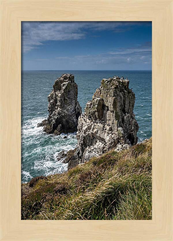 Elegug Stacks Against The Sea