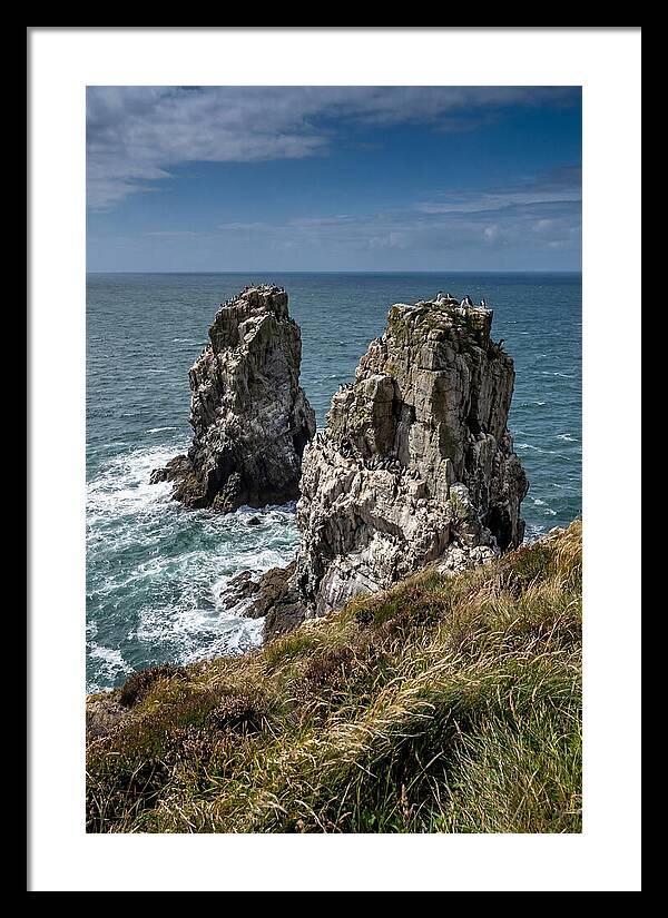 Elegug Stacks Against The Sea