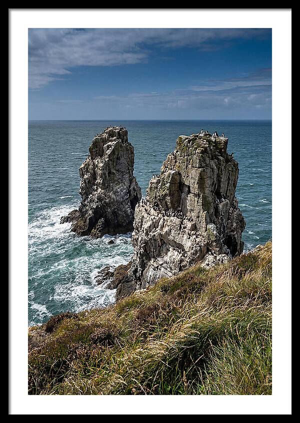 Elegug Stacks Against The Sea