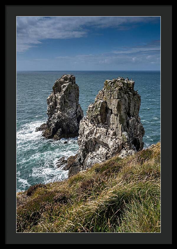 Elegug Stacks Against The Sea
