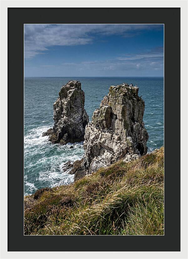 Elegug Stacks Against The Sea