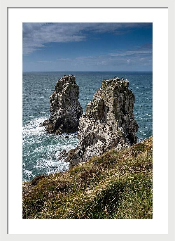 Elegug Stacks Against The Sea