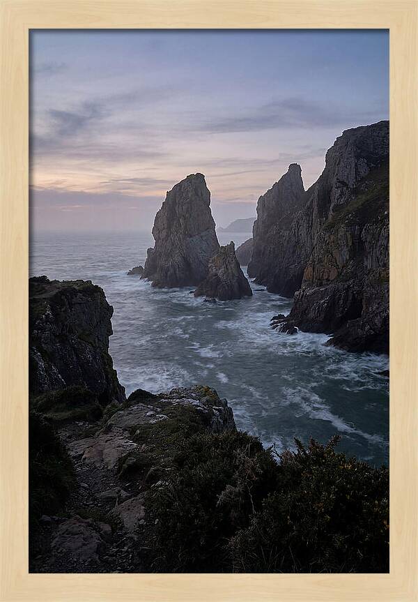 Elegug Stacks At Dusk