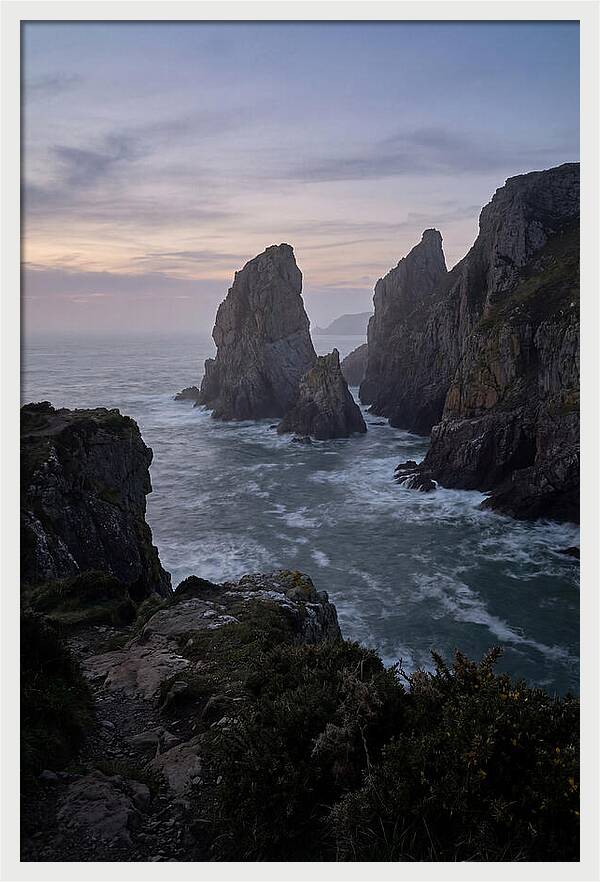 Elegug Stacks At Dusk