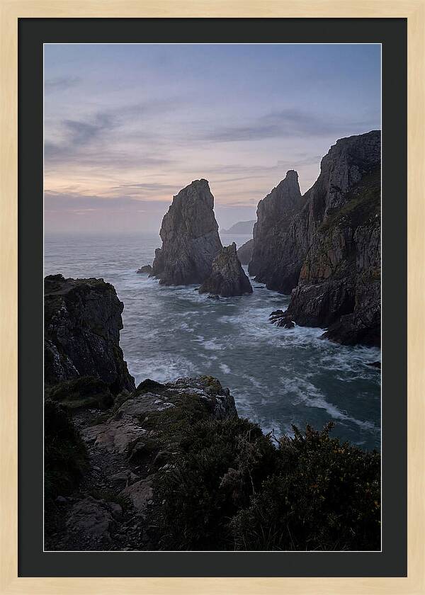 Elegug Stacks At Dusk