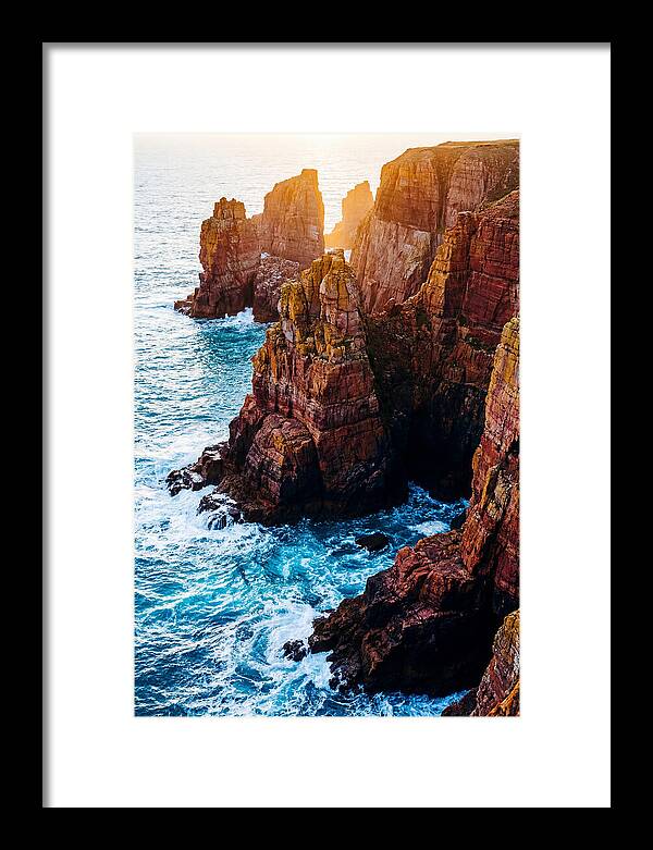 Elegug Stacks At Sunset