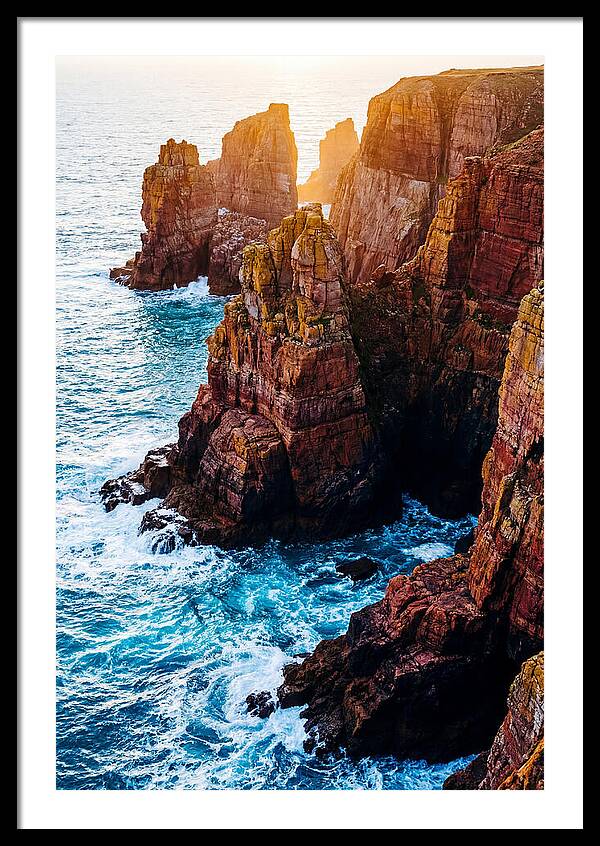 Elegug Stacks At Sunset