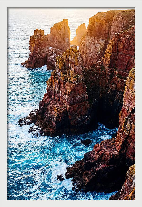 Elegug Stacks At Sunset