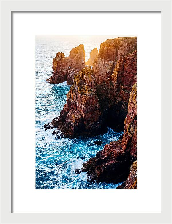 Elegug Stacks At Sunset