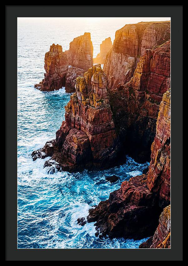 Elegug Stacks At Sunset