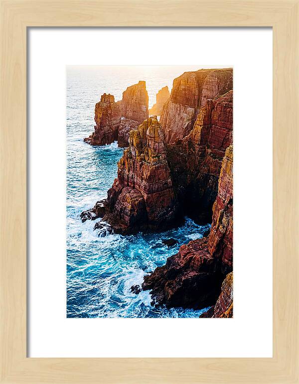 Elegug Stacks At Sunset