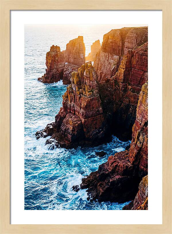 Elegug Stacks At Sunset