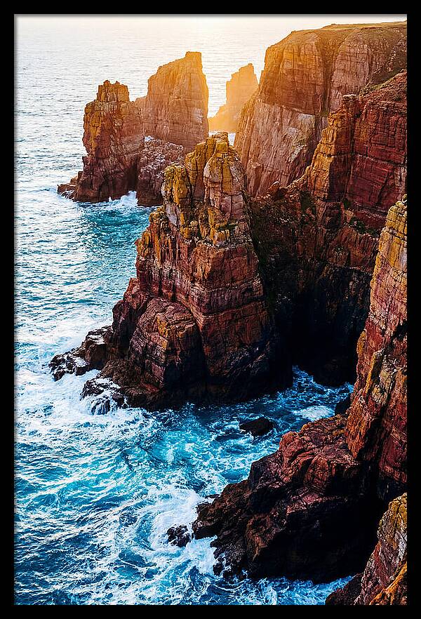 Elegug Stacks At Sunset