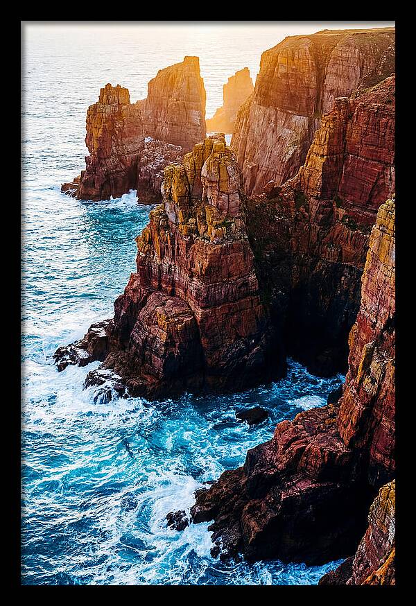Elegug Stacks At Sunset