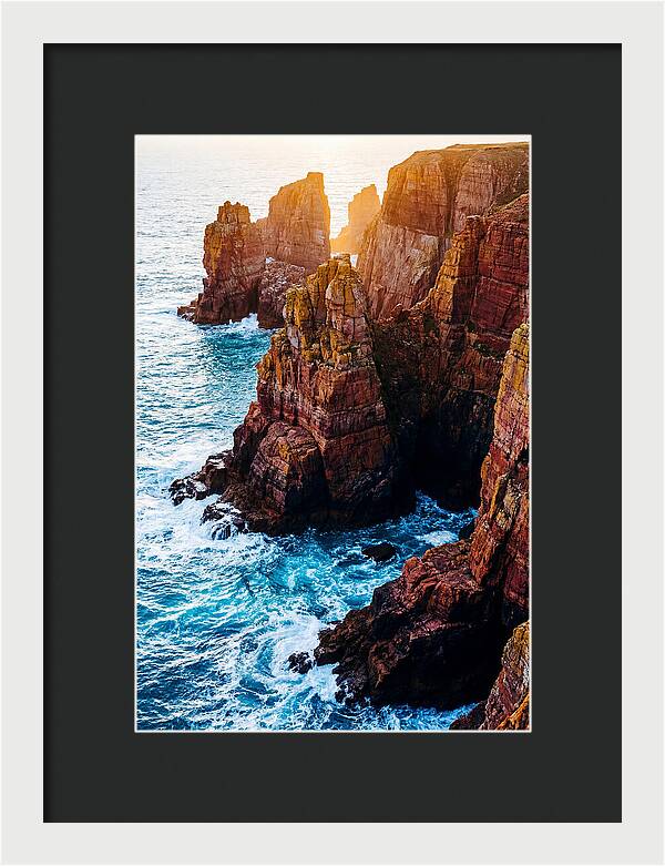 Elegug Stacks At Sunset