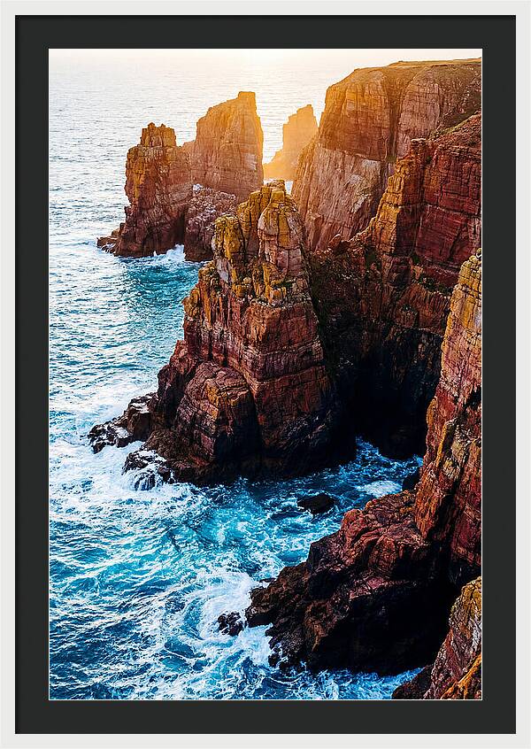Elegug Stacks At Sunset