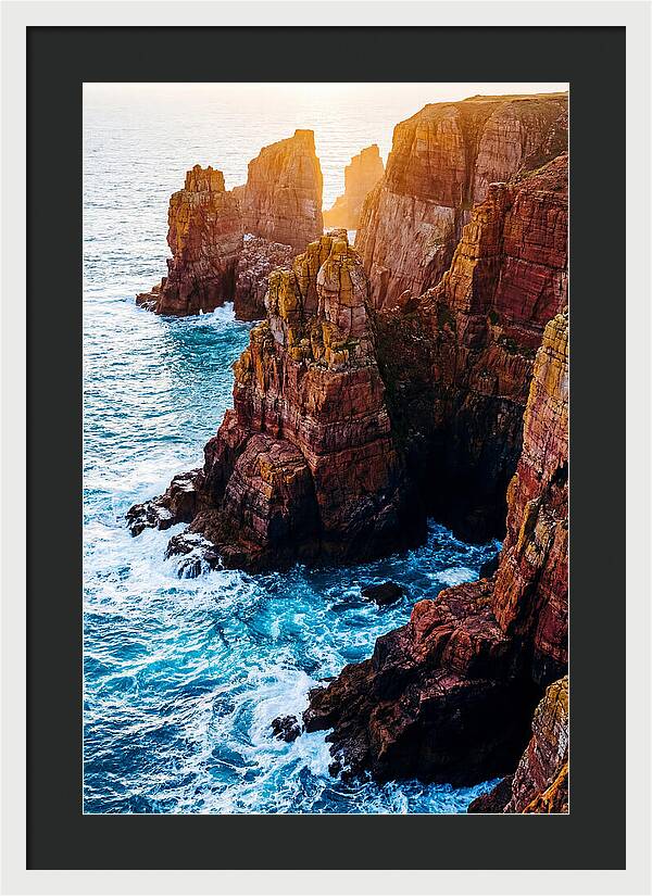 Elegug Stacks At Sunset