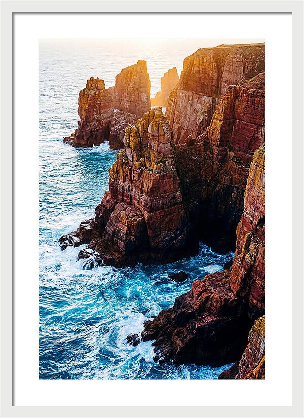 Elegug Stacks At Sunset